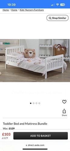 Sydney toddler grey bed - sydney,