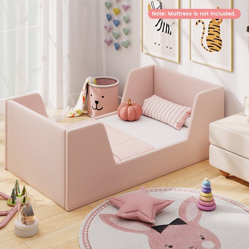 Upholstered children floor bed - children,