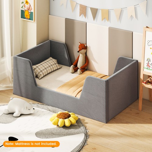 Toddler bed frame soft velvet - soft,