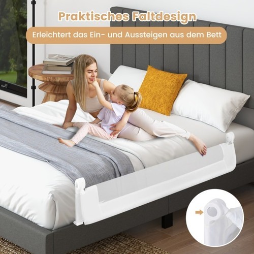 Foldable bed rail 152cm - bed,
