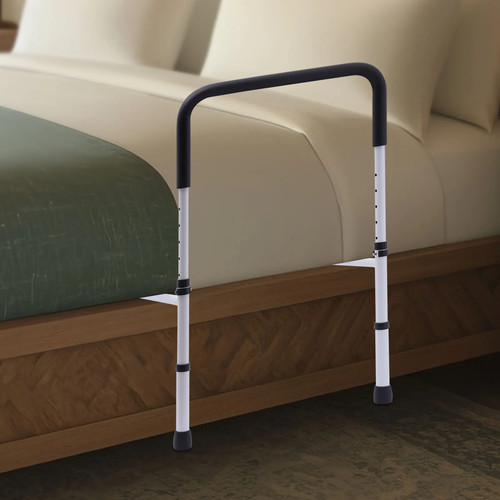 Adjustable height bed rail - height, non