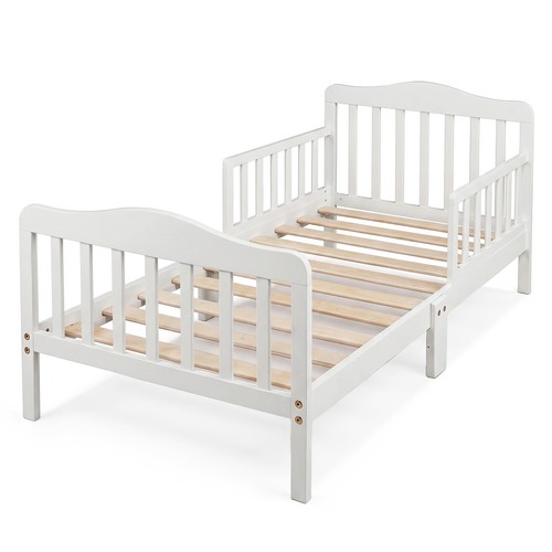 Toddler bed with - safety, rails