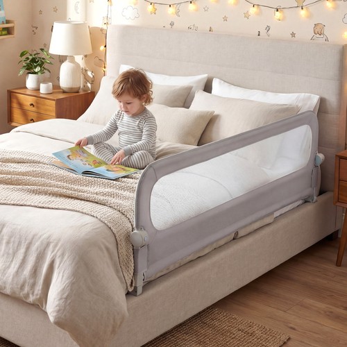 Foldable bed rail - foldable, guard