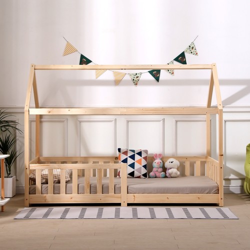 Pine wood house bed for - wood,