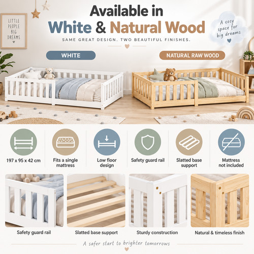 Mmt kids montessori floor bed - kids,
